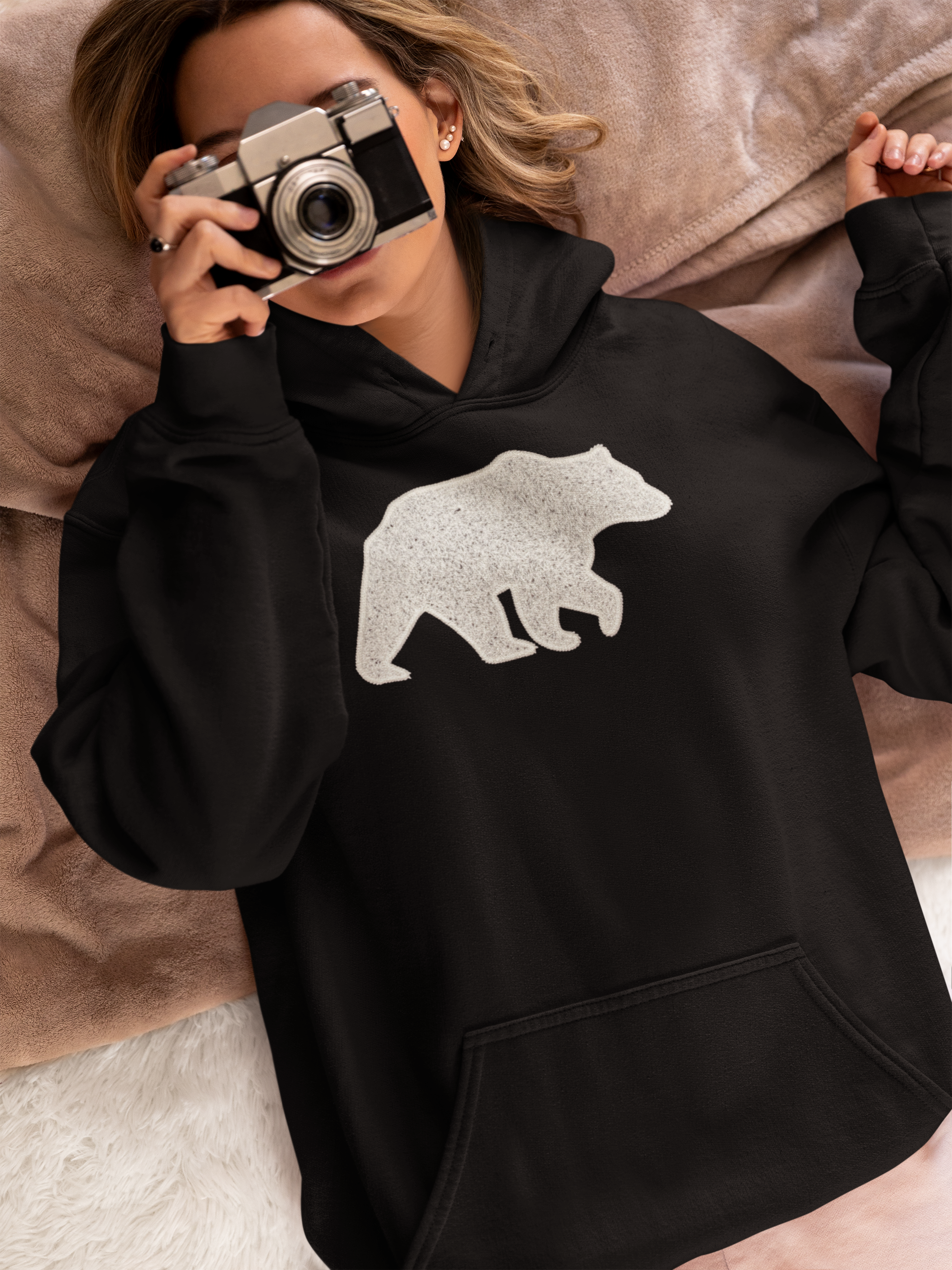 Bear Chenille Hoodie