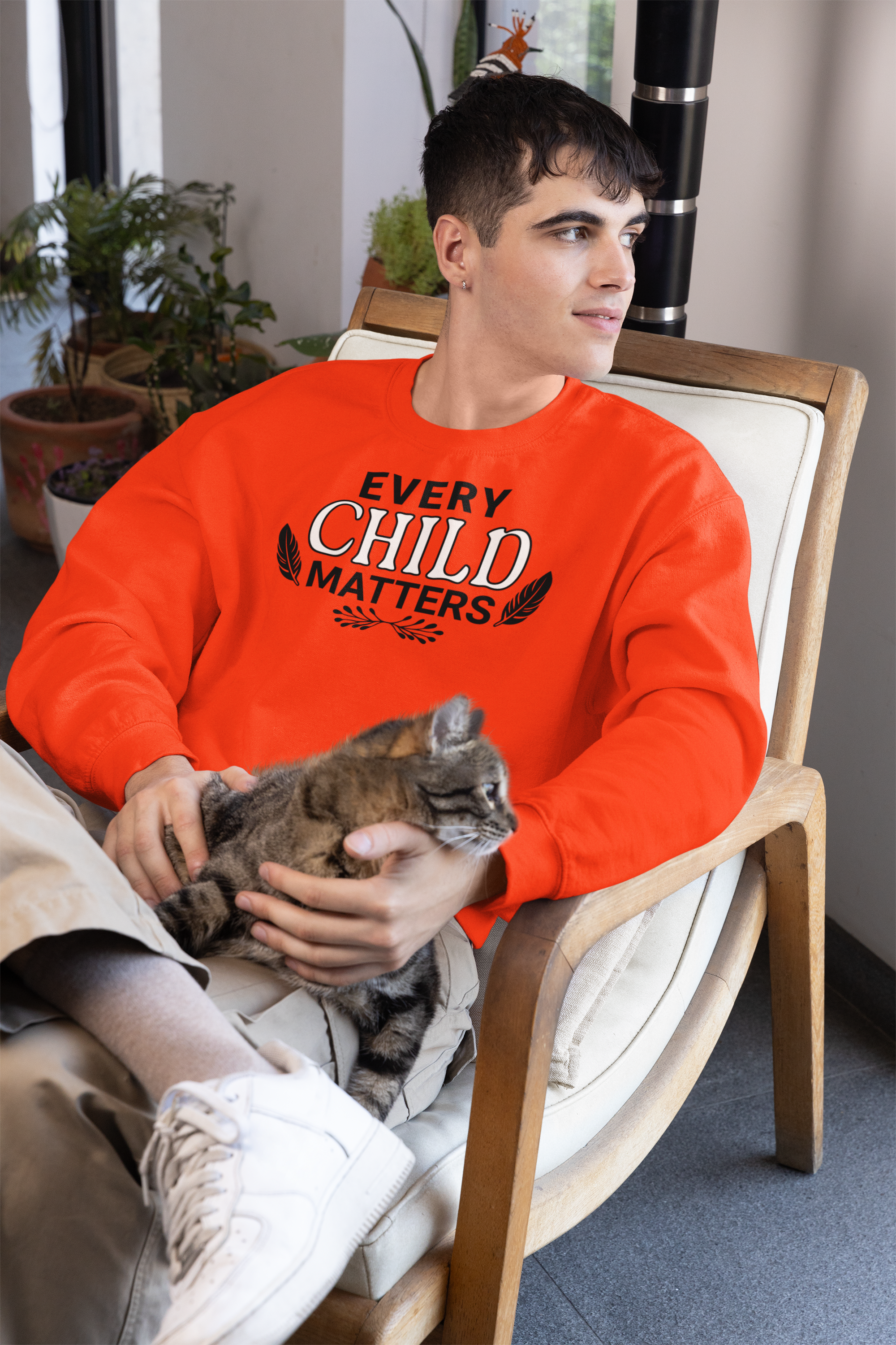 "Every Child Matters" With Feathers Sweatshirt