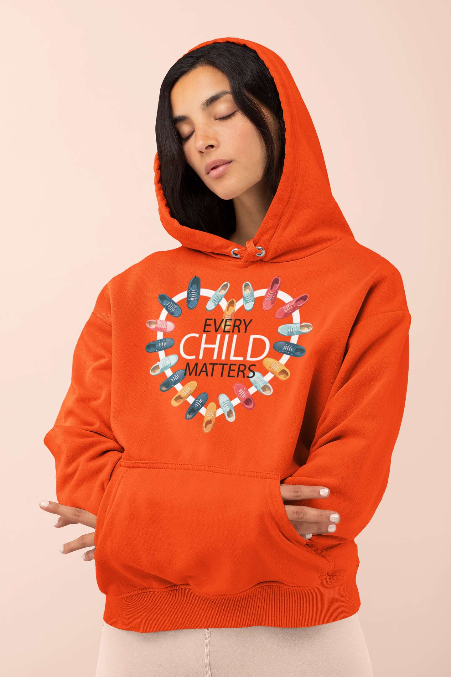"Every Child Matters" Shoes and Heart Hoodie