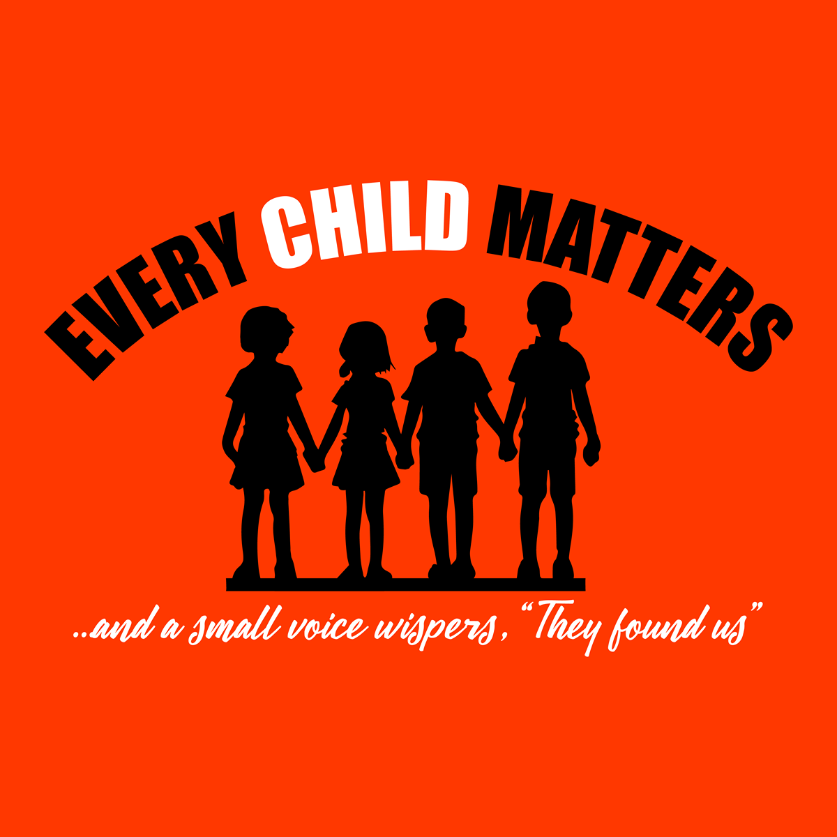 "Every Child Matters" Children Holding Hands Hoodie
