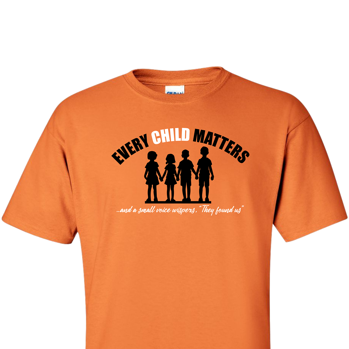 "Every Child Matters" with Children Holding Hands