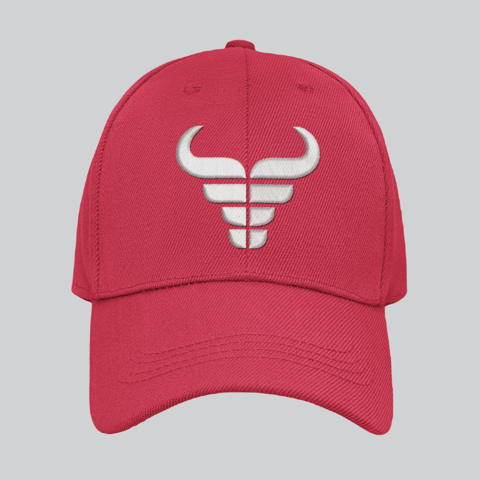 Simple Bison Head Puff Hat 