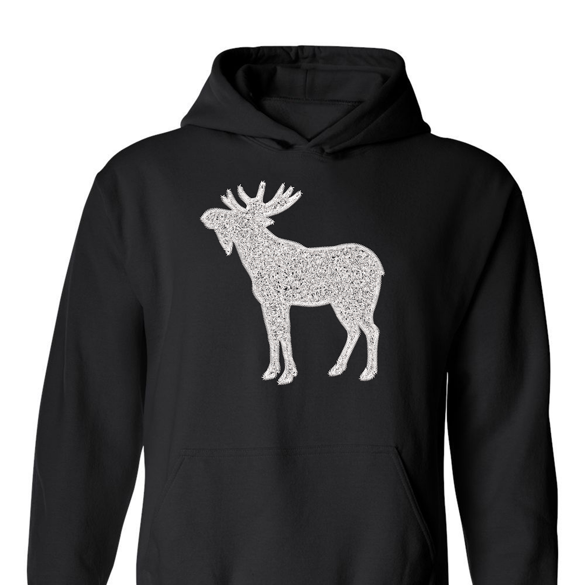 Moose Chenille Hoodie