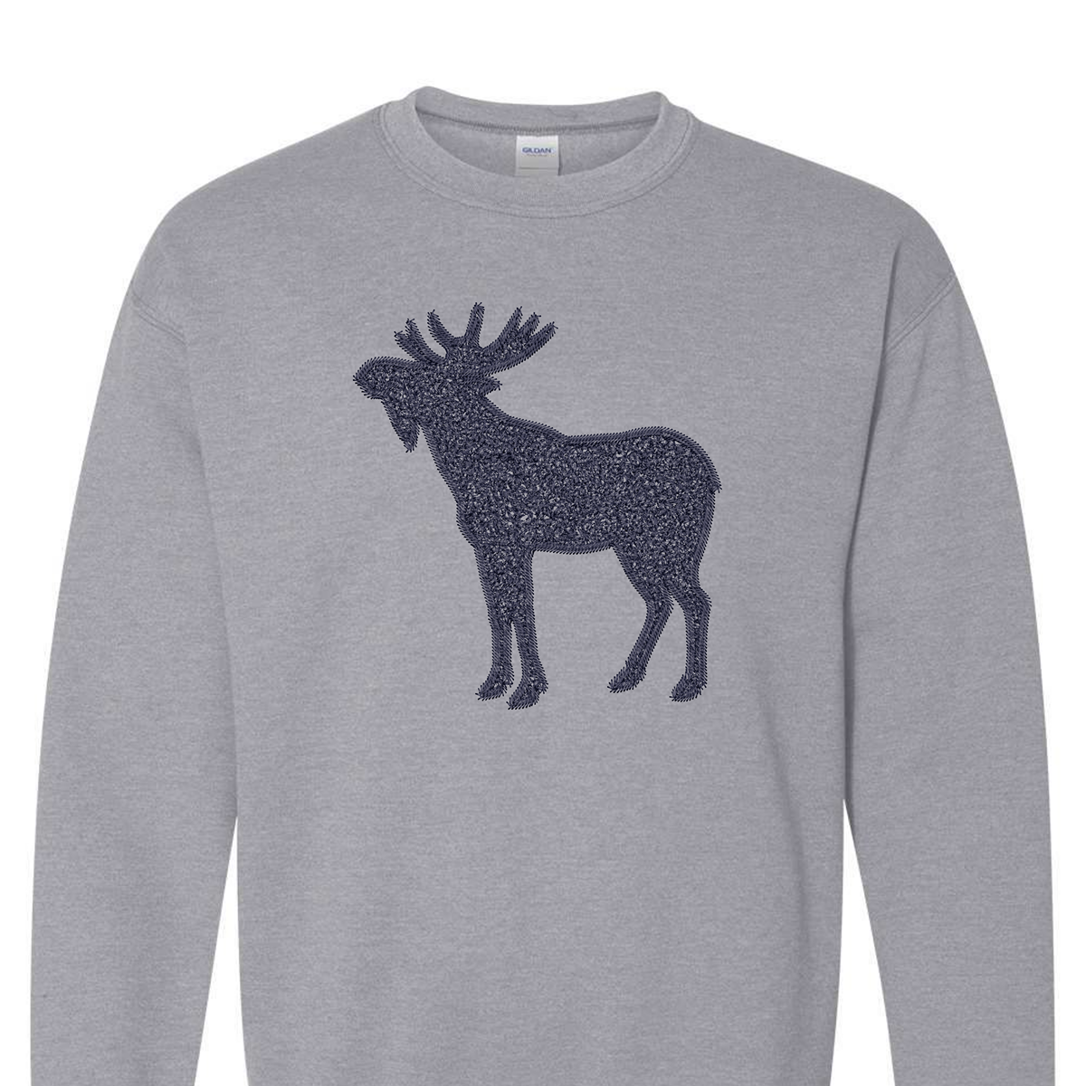 Moose Chenille Sweatshirt