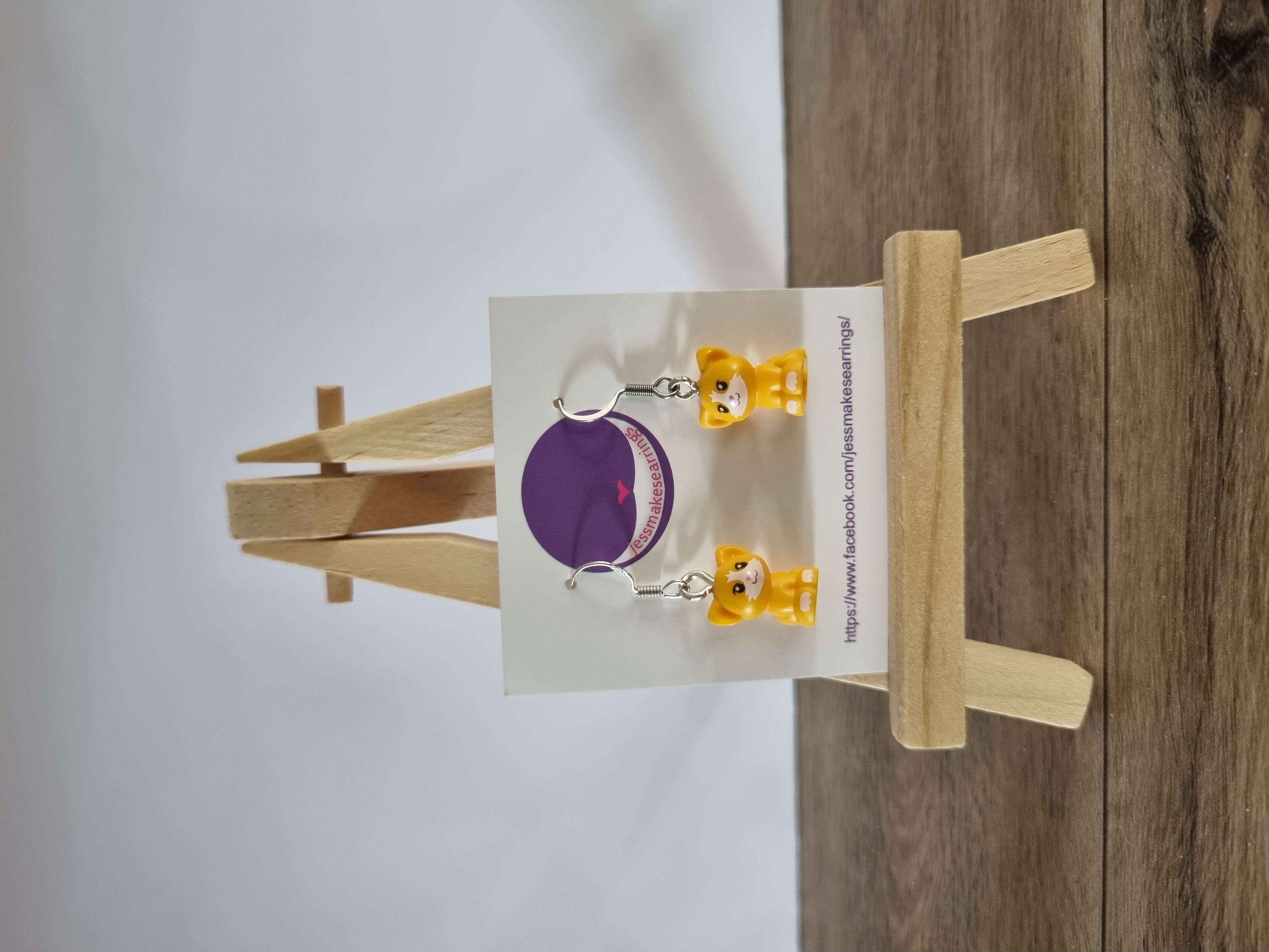 Kitten earrings