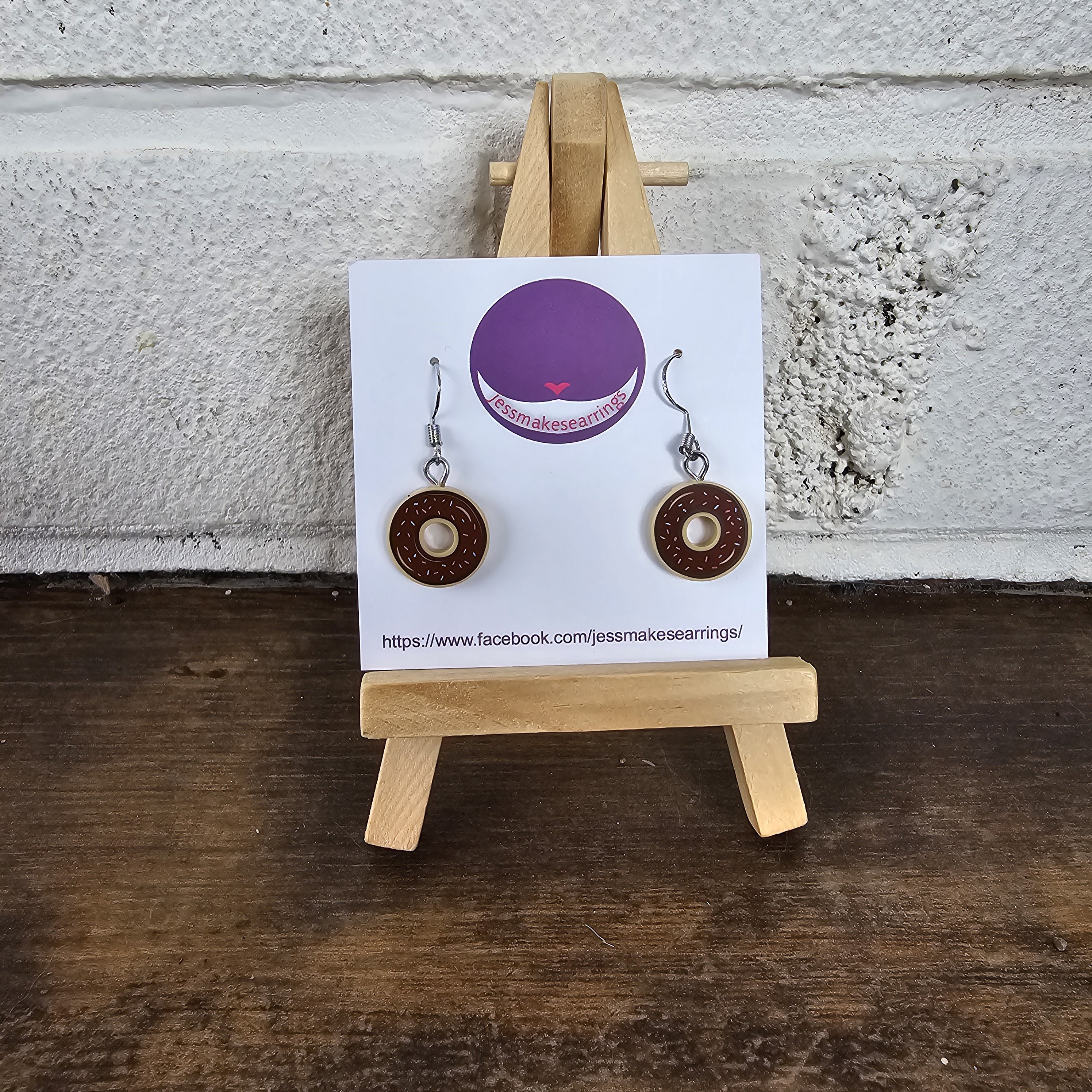 Donut earrings