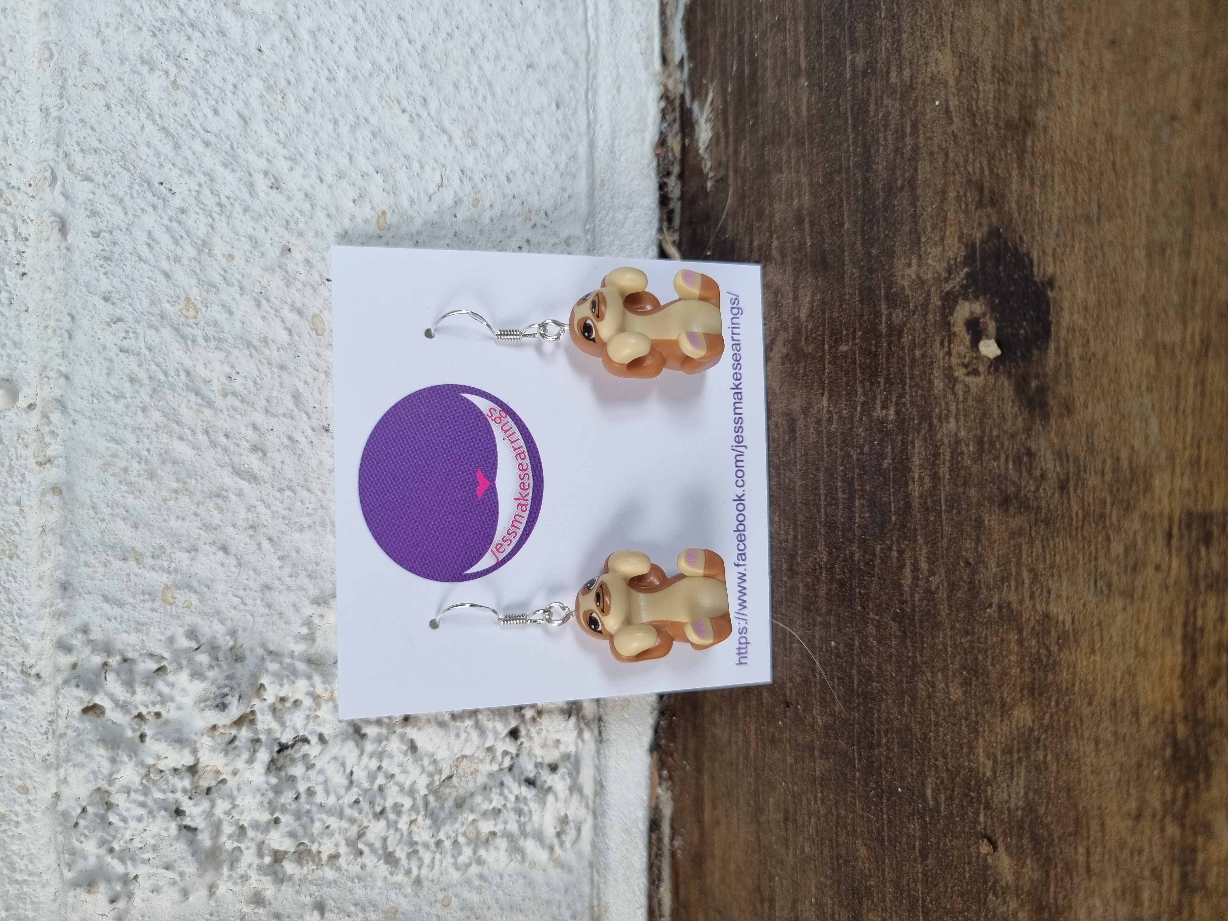Sloth earrings