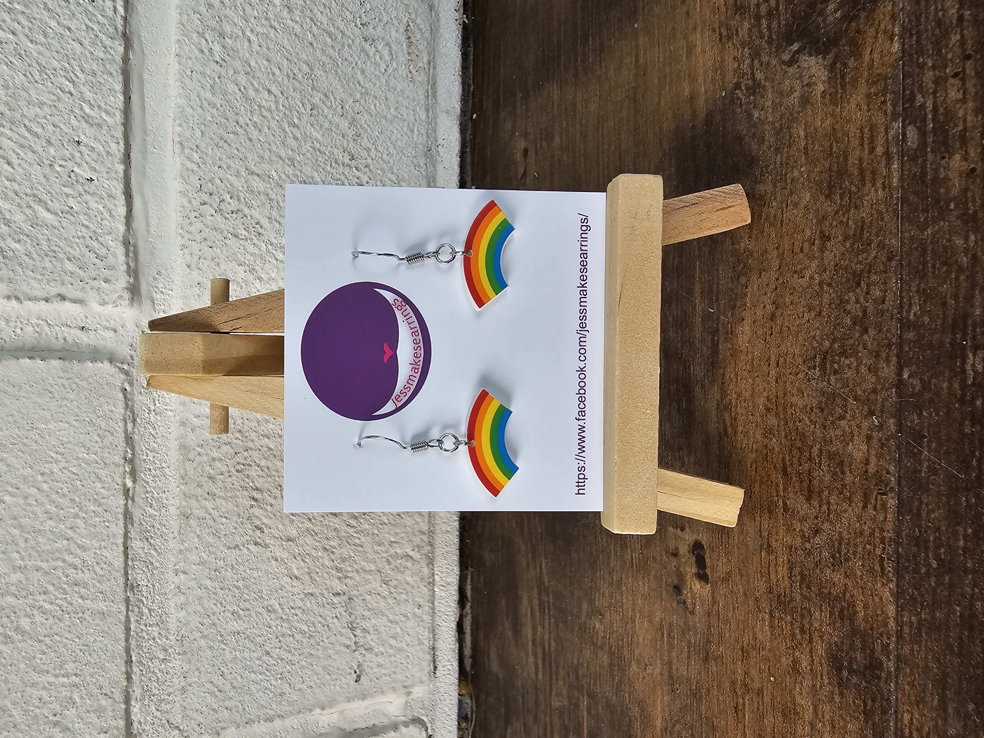 Rainbow earrings