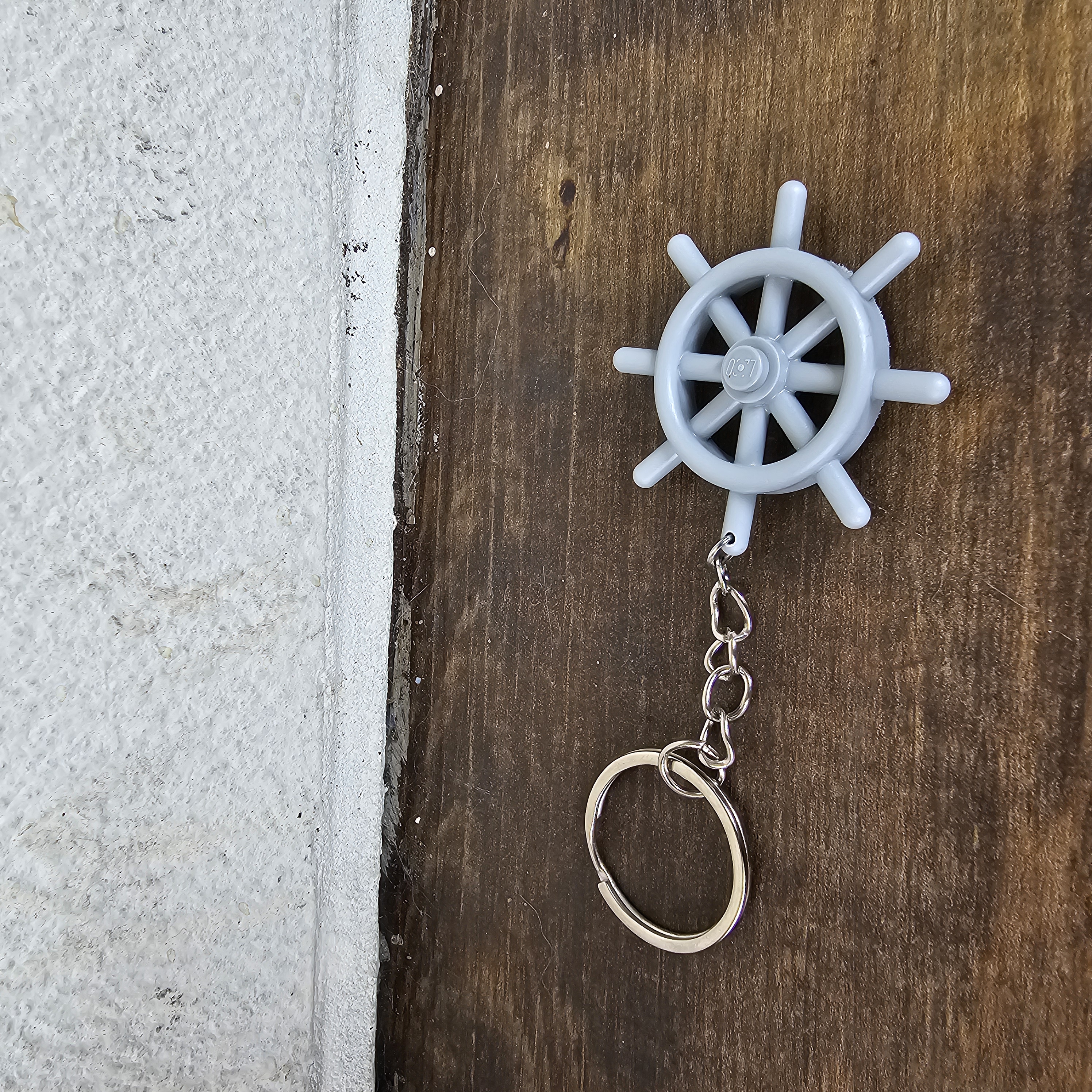 Ship Wheel Keychain