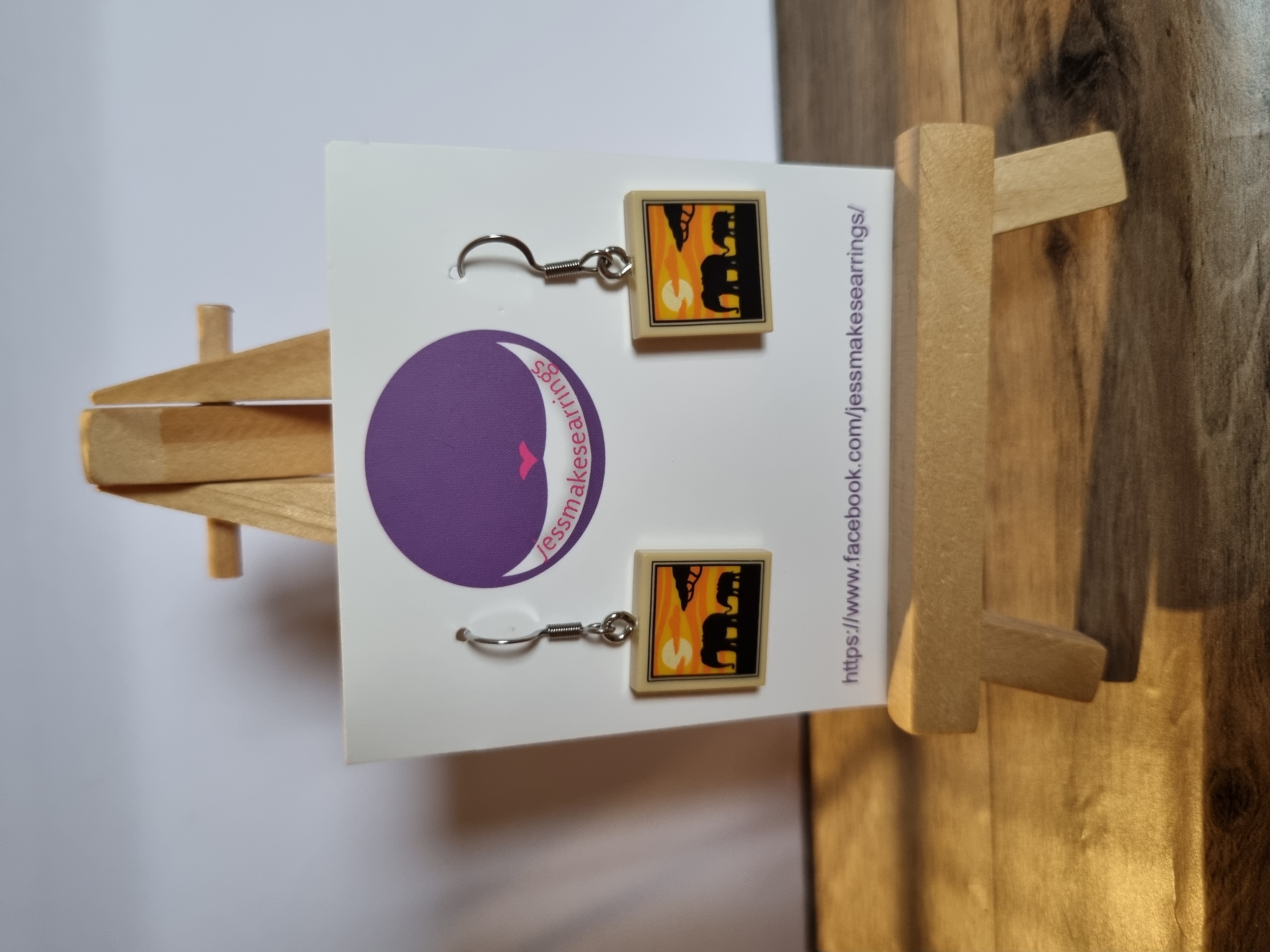 Africa Tile Earrings