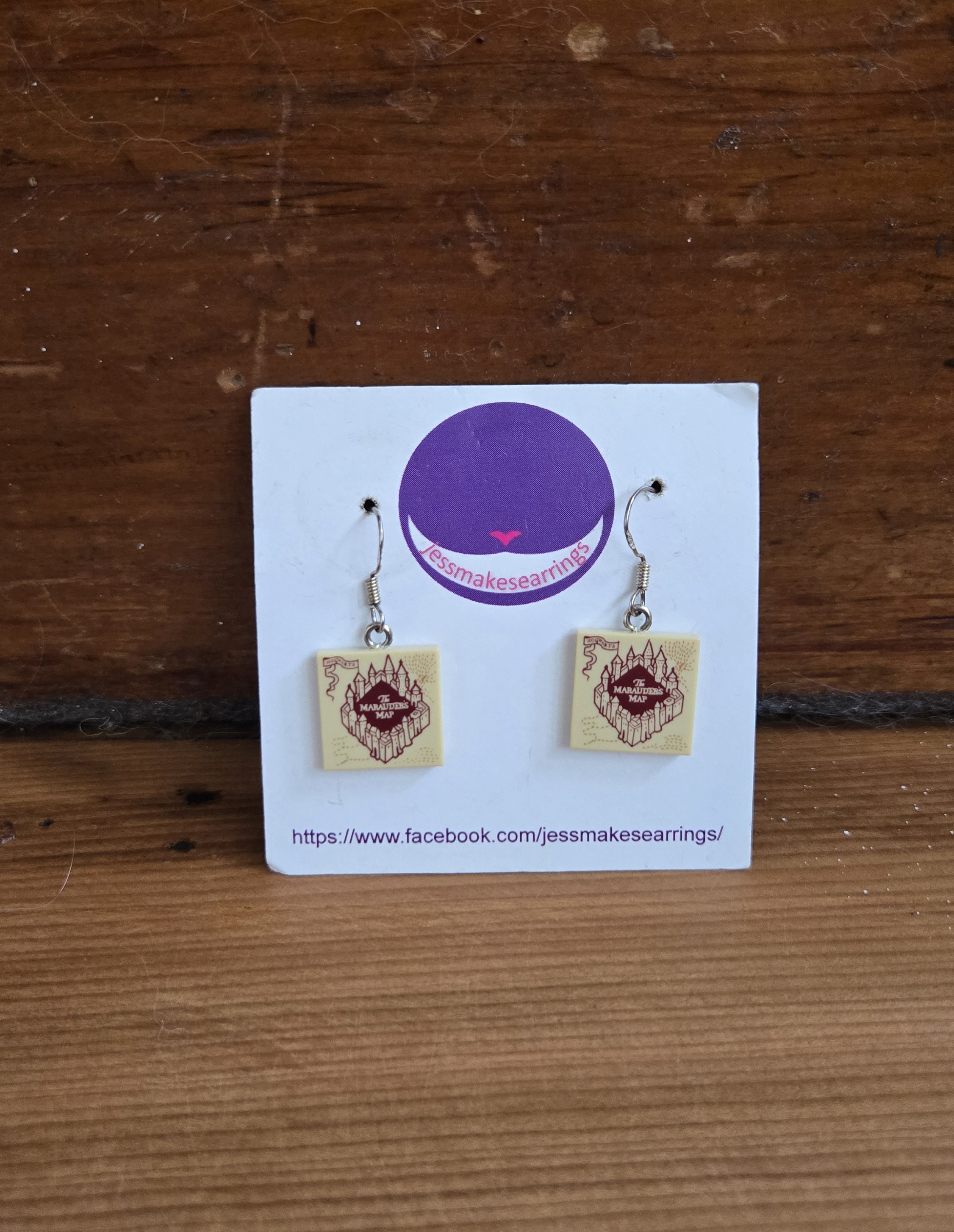 Marauders Map Earrings