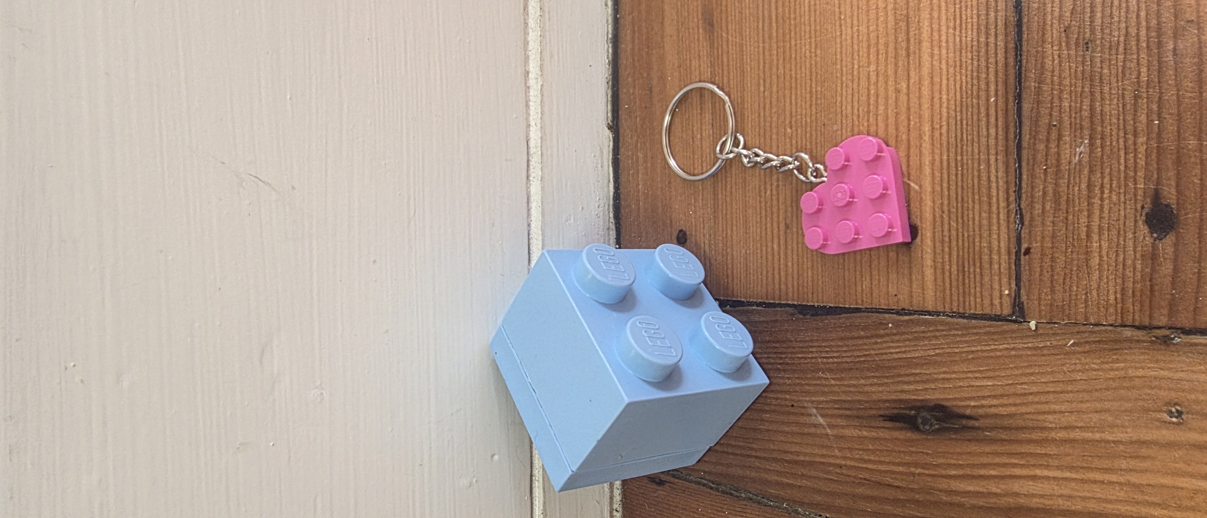 Heart plate keychain 