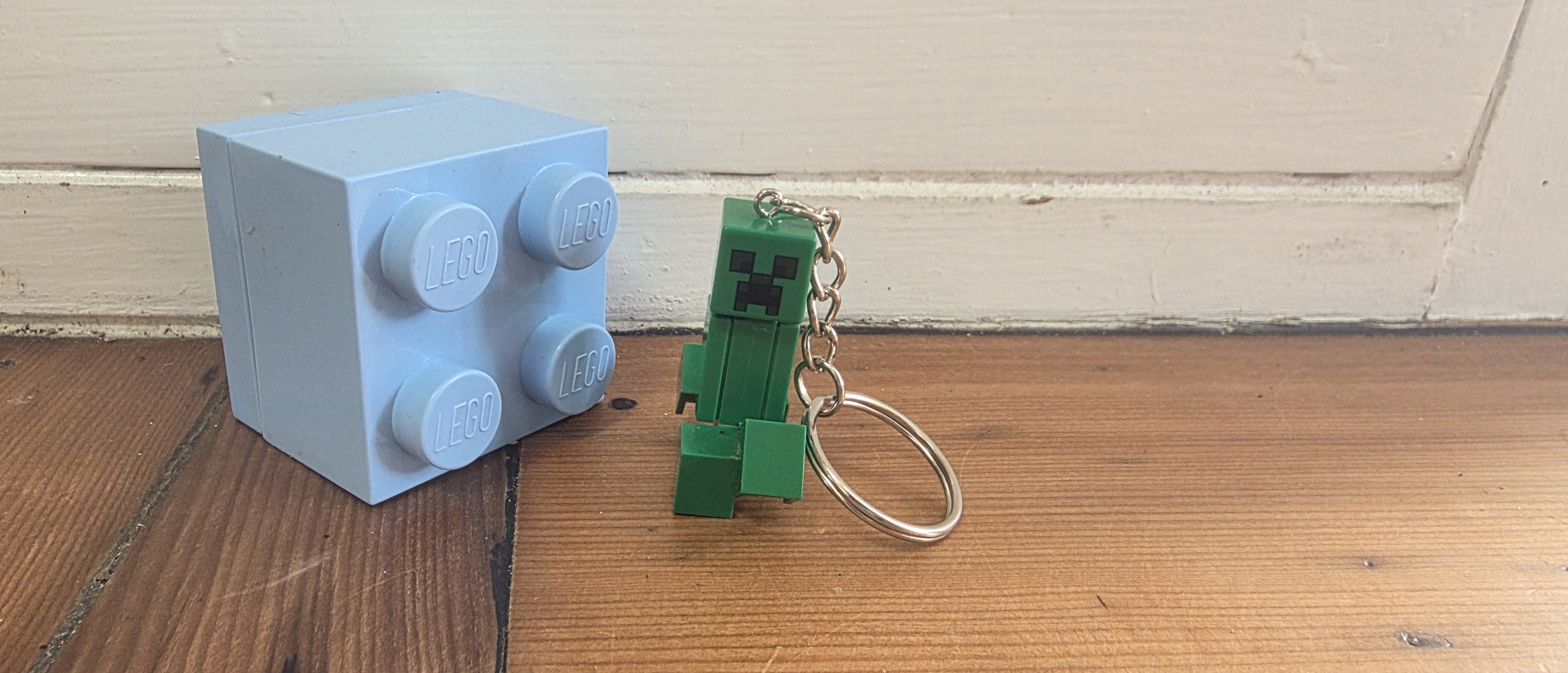 Minecraft lego keychains