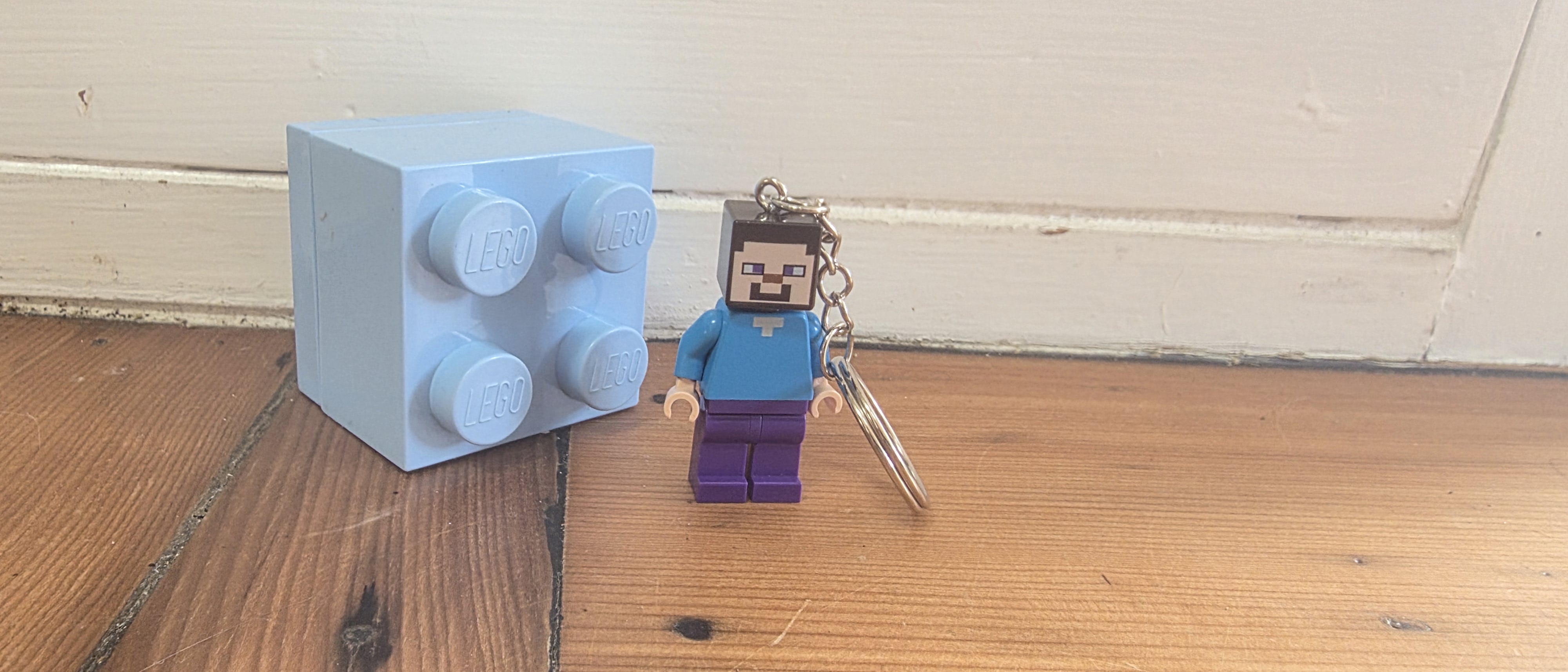 Minecraft lego keychains