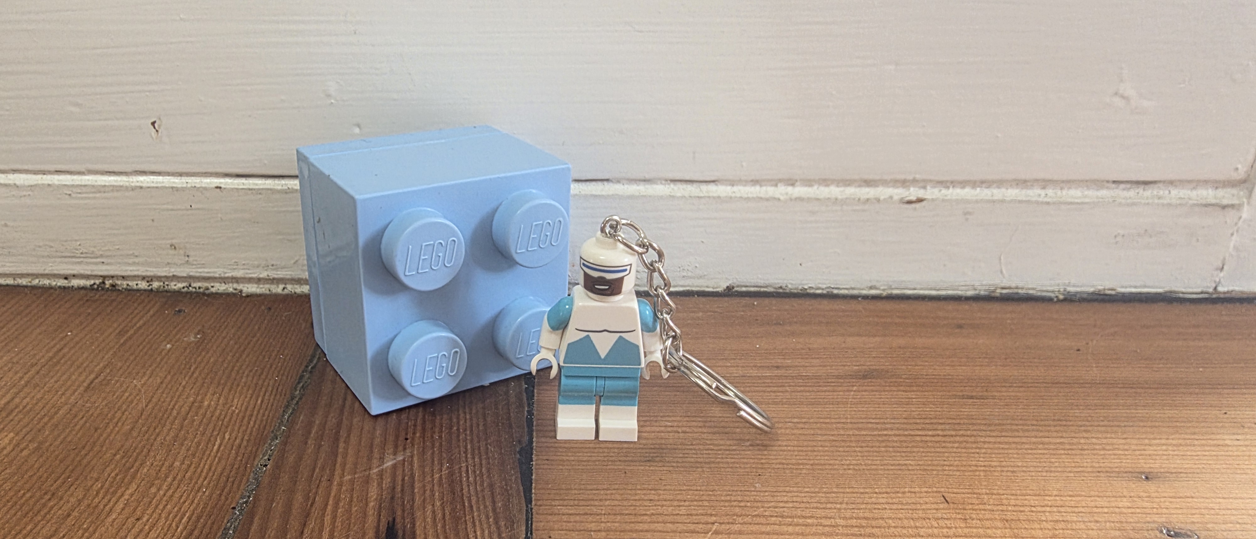 Incredibles minifigure keychain