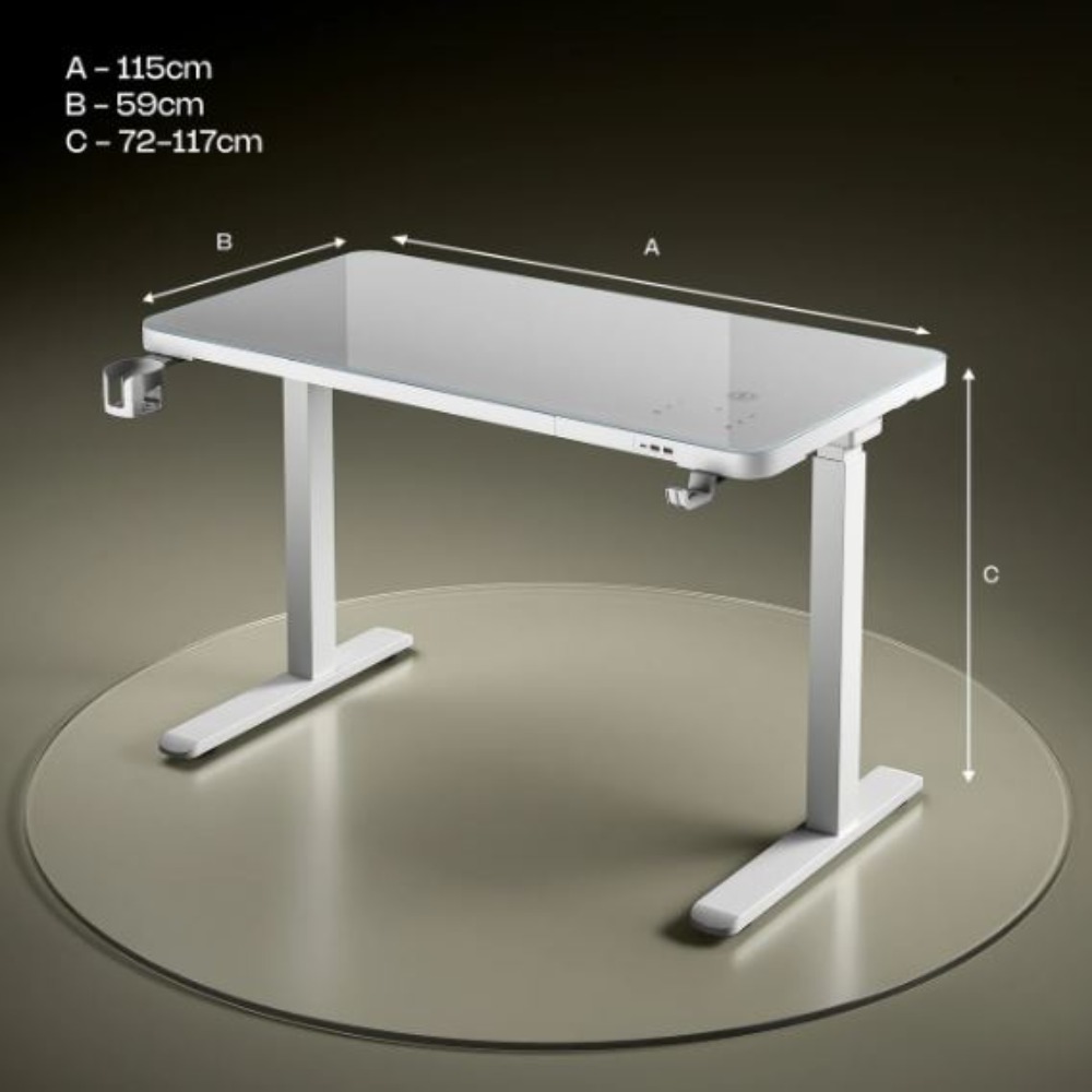 Green Soul Prism Premium Height Adjustable Table