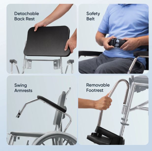 Frido Self-propelled Bariatric Wheelchair