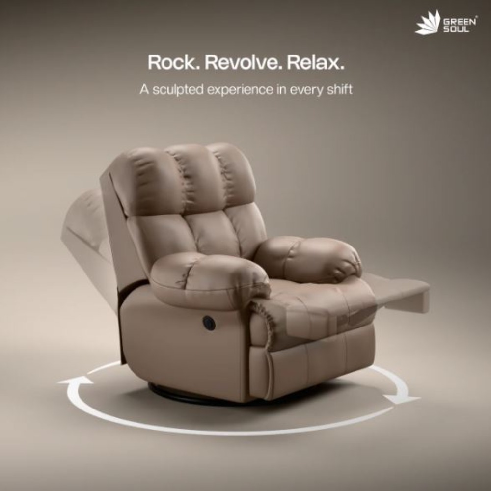 Green Soul® Shangri-La Single Seater Electric Recliner Sofa