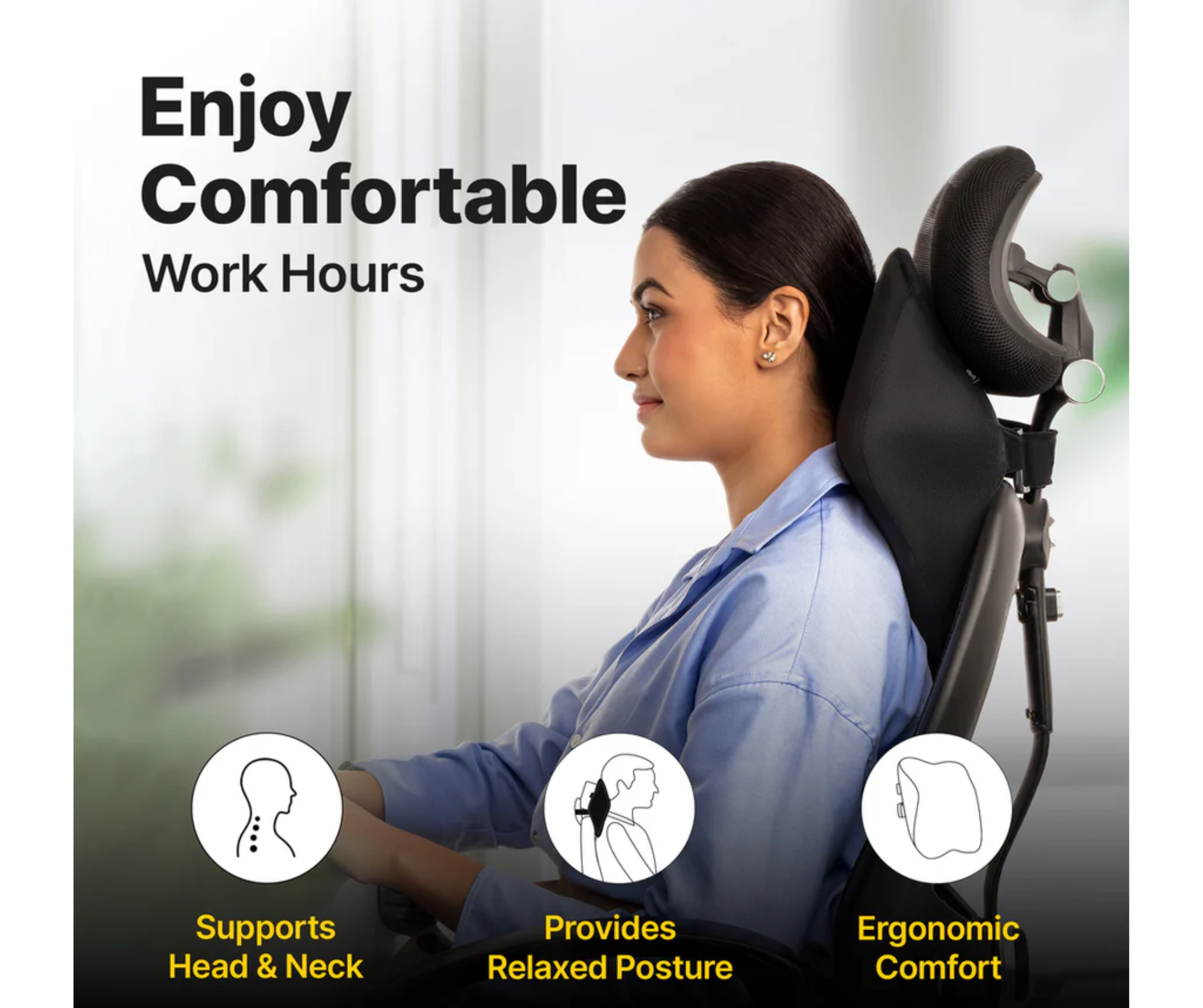 Frido Ultimate Office Neck Rest Pillow