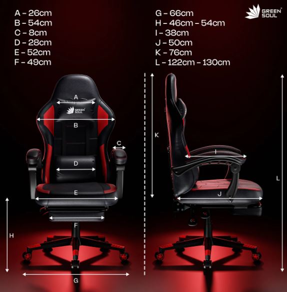 Green Soul Blade Ergonomic Gaming Chair Multi-Functional Computer Chair