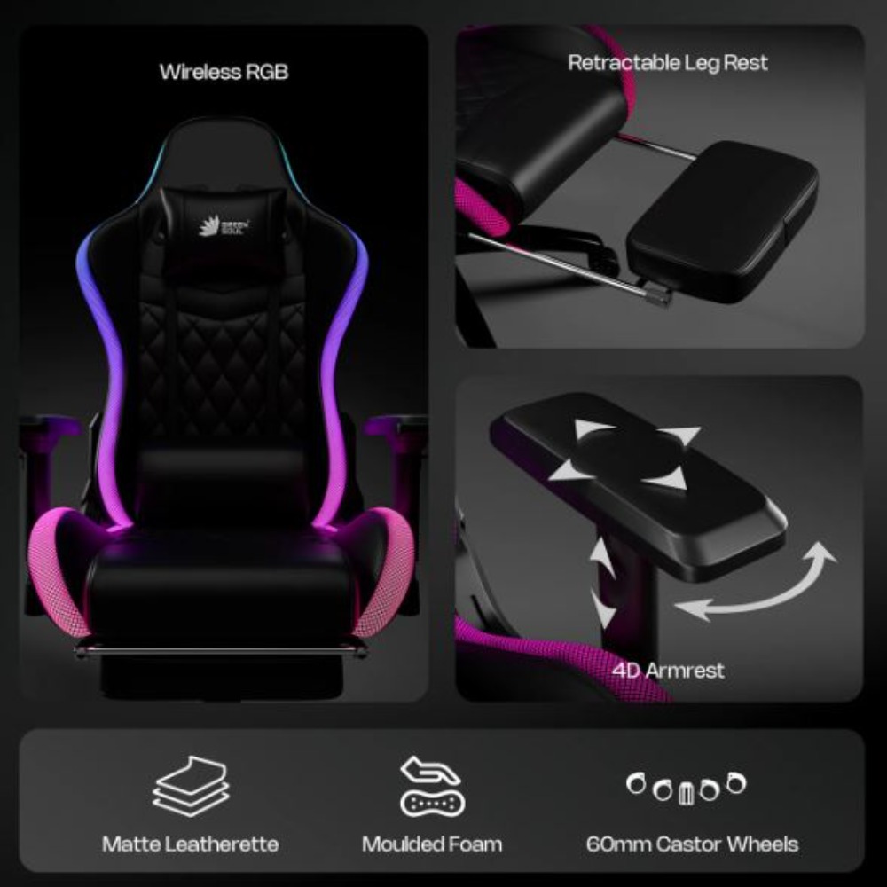  Green Soul Ghost RGB Ergonomic Gaming chair