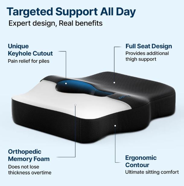 Frido Ultimate Piles Pain Relief Seat Cushion