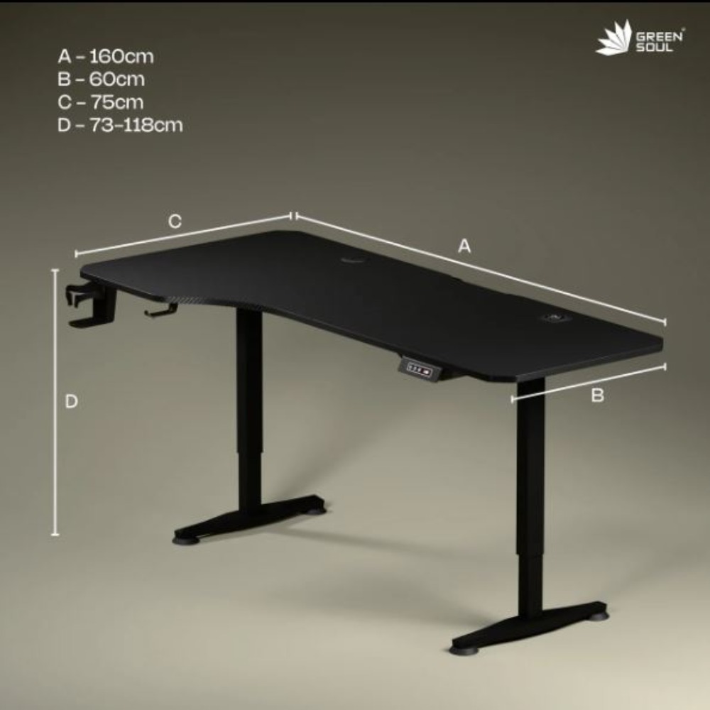 Green Soul Trigger 2.0 Height Adjustable Table