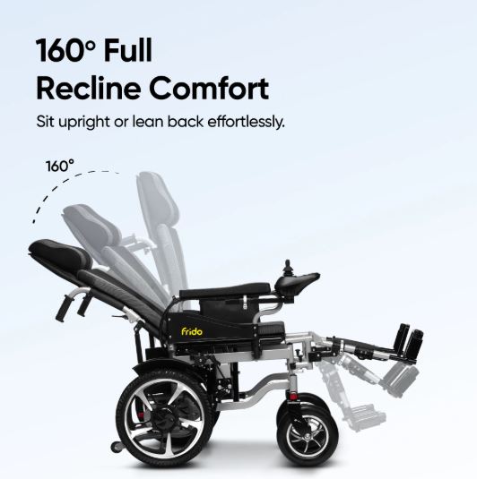 Frido Heavy Duty Recliner Electric Wheelchair