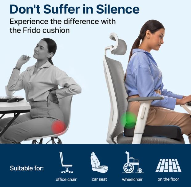 Frido Ultimate Piles Pain Relief Seat Cushion