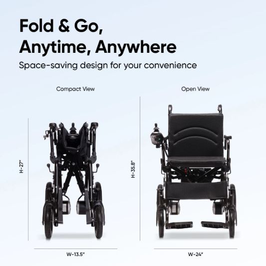 Frido Foldable Electric Wheelchair