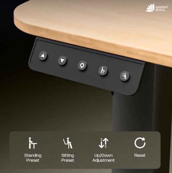 Green Soul Alex Height Adjustable Table