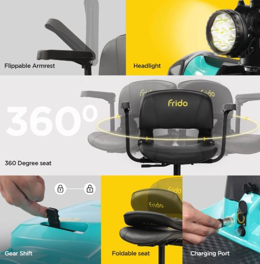 Frido Cruise Mobility Scooter