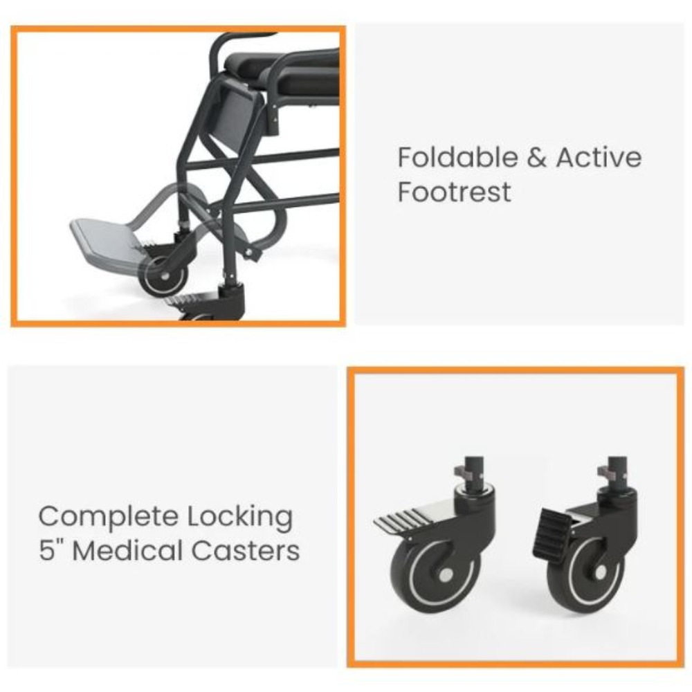 Frido 2000 Commode Wheelchair