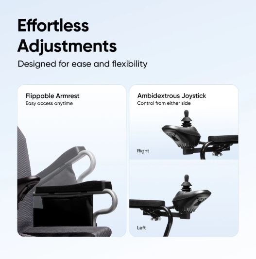 Frido Heavy Duty Recliner Electric Wheelchair