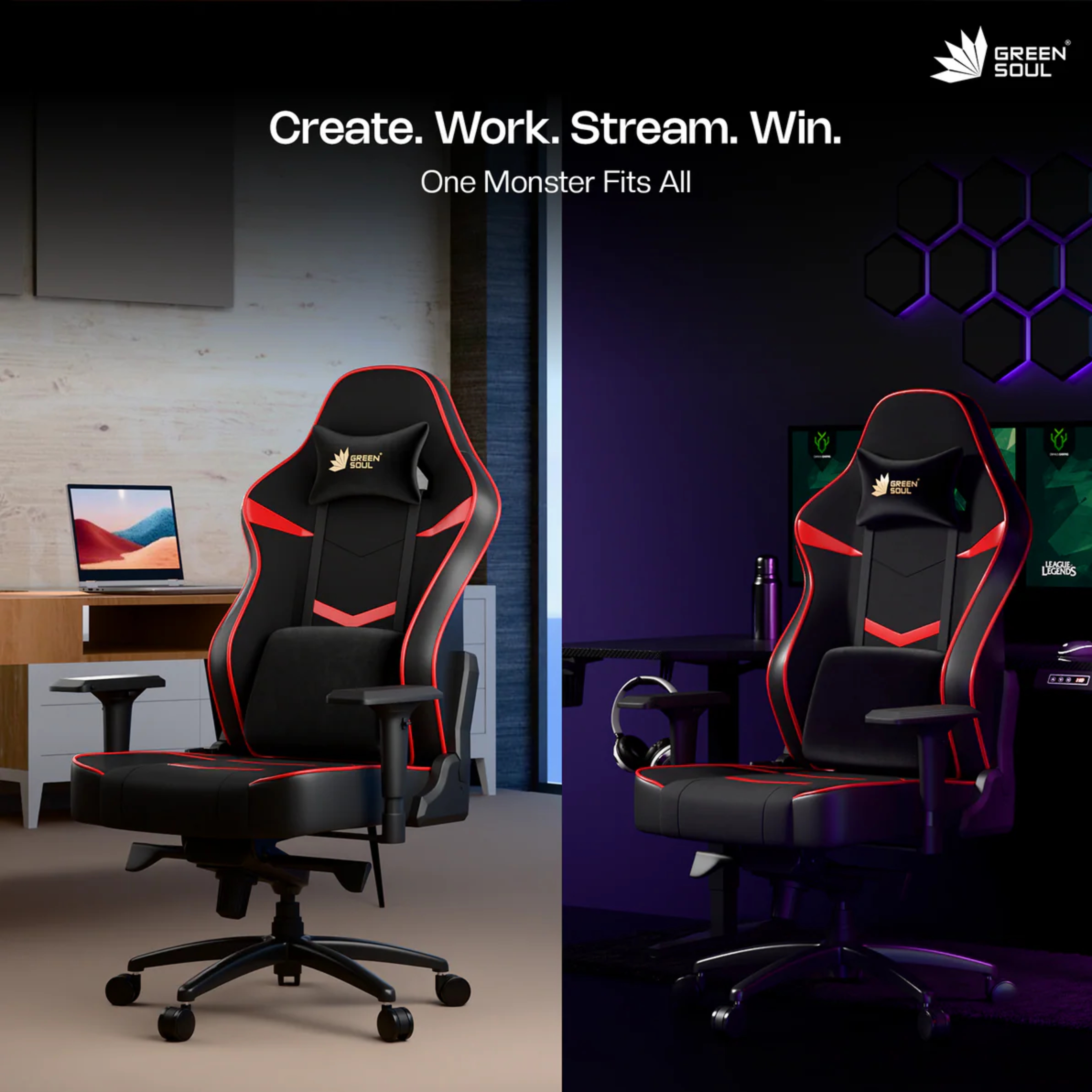 Green Soul Monster Ultimate (T) Gaming Chair