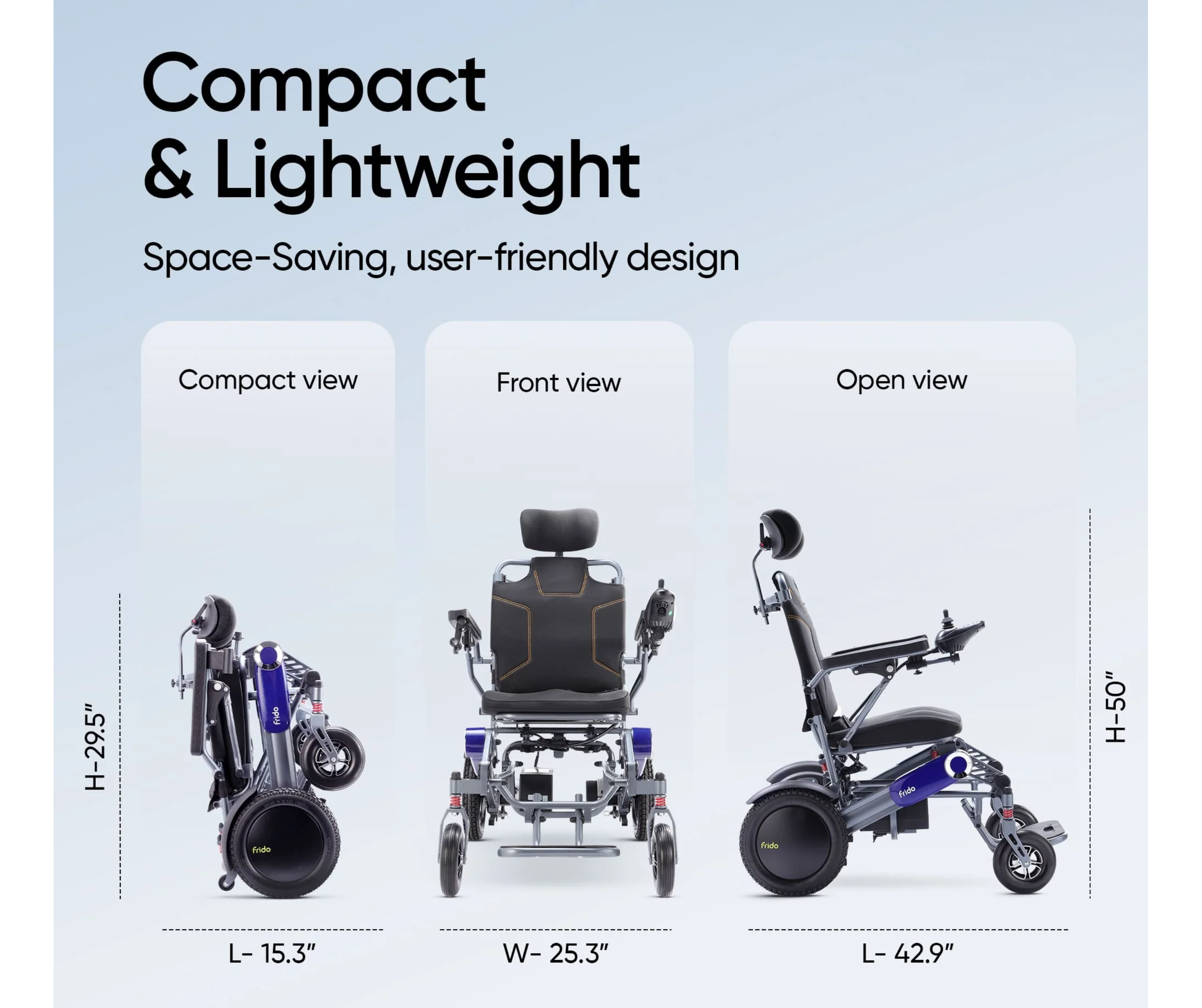 Frido Prime Plus Electric Wheelchair