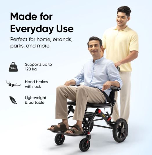 Frido Foldable Travel Plus Wheelchair