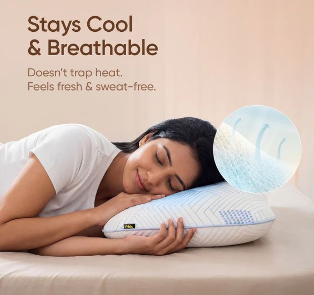 Frido Latex Pillow with Cooling Cover