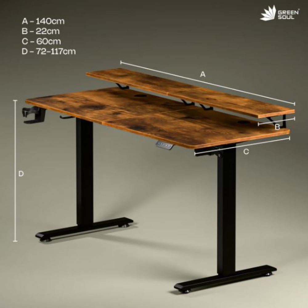 Green Soul Elevate Electric Height Adjustable Table