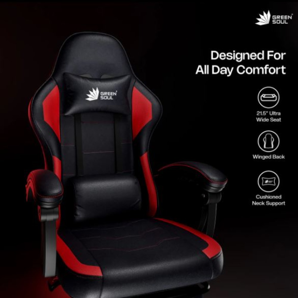 Green Soul Blade Ergonomic Gaming Chair Multi-Functional Computer Chair