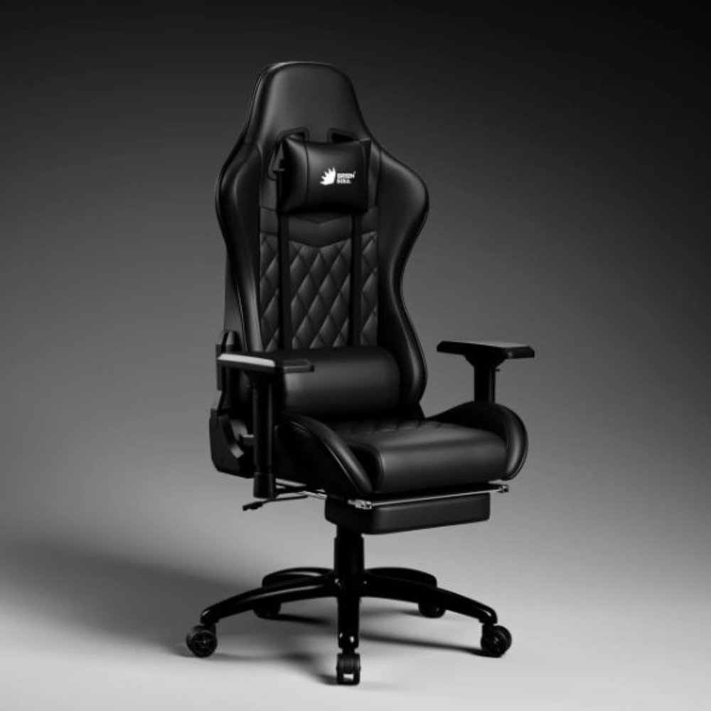 Green Soul Ghost Gaming Chair With Integrated Footrest