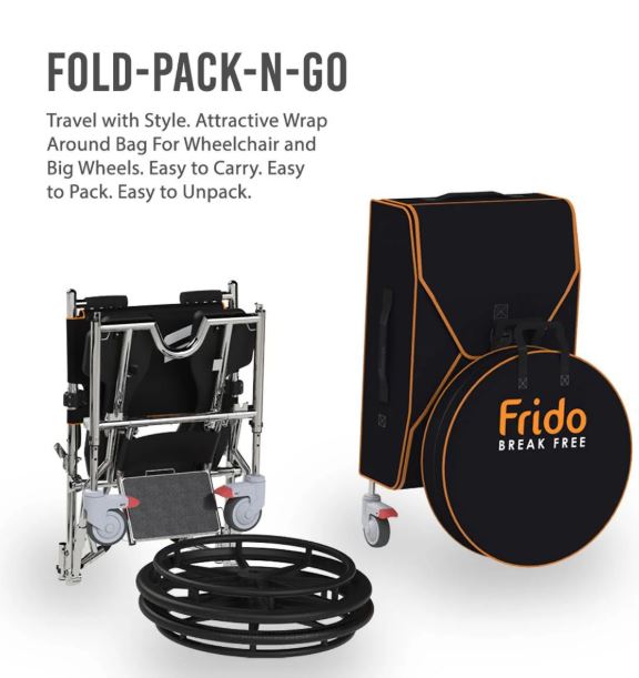 GO Self Propelled | Travel and Shower Commode Wheelchair