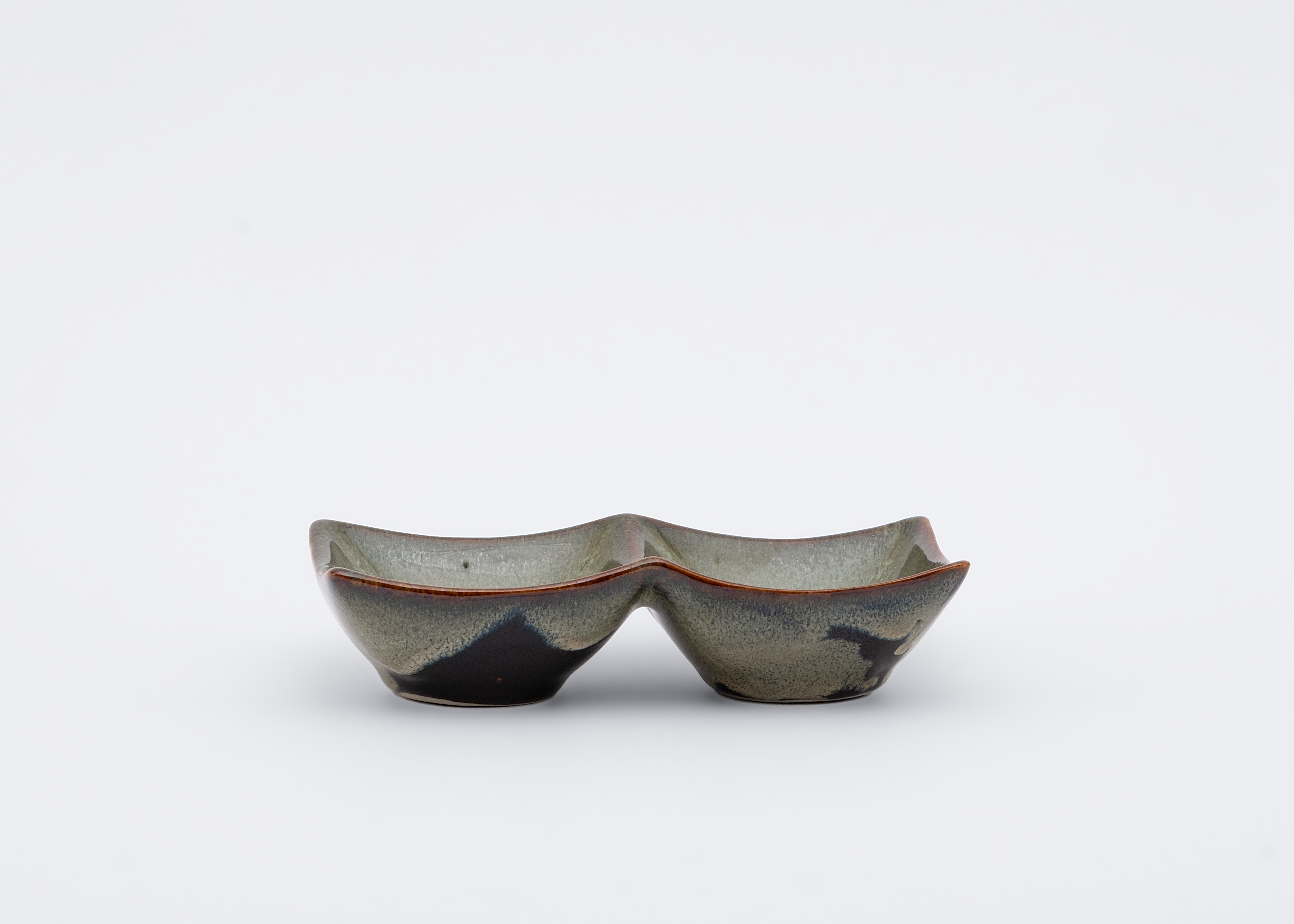 Large Two-Compartment Dish