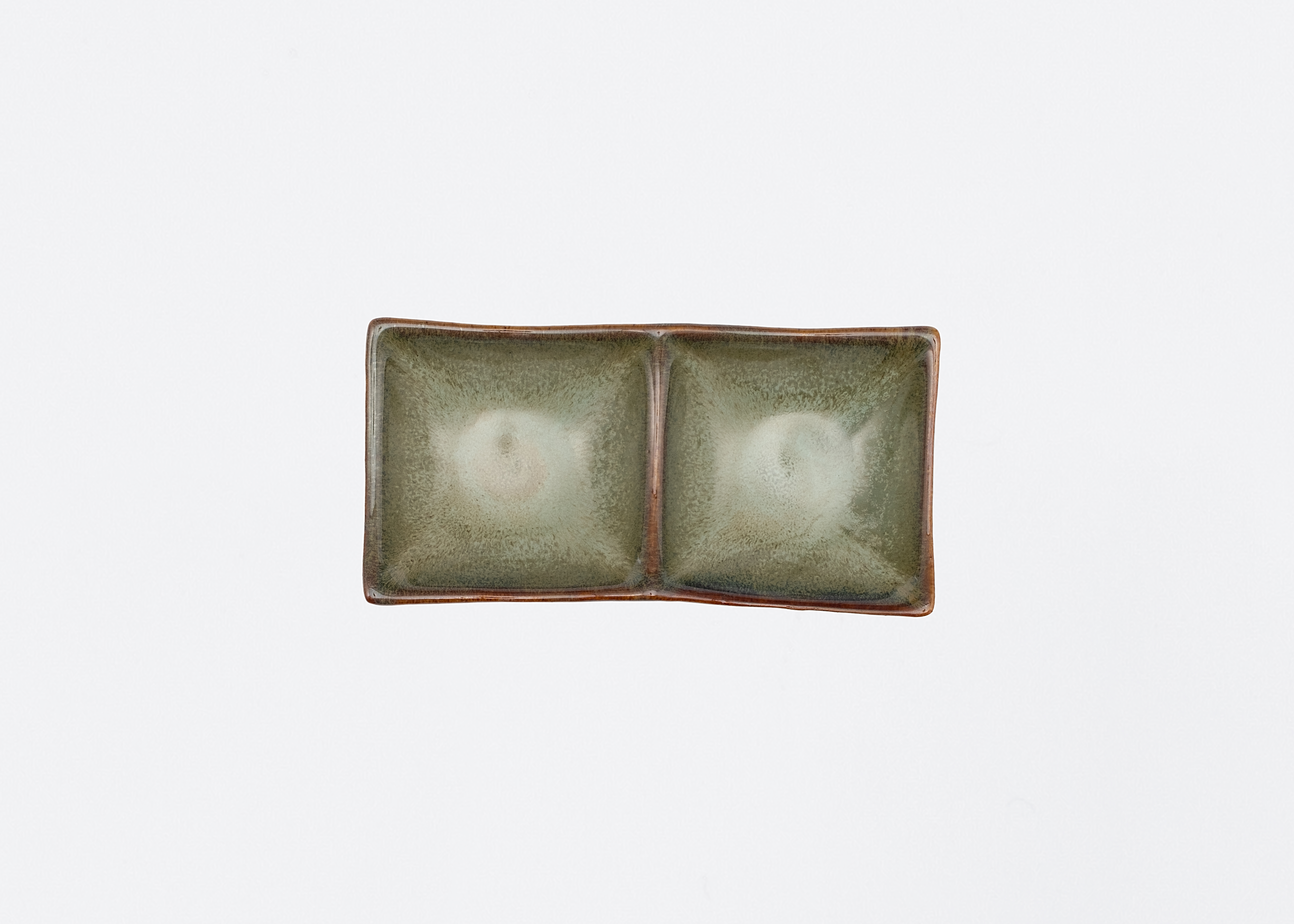 Large Two-Compartment Dish