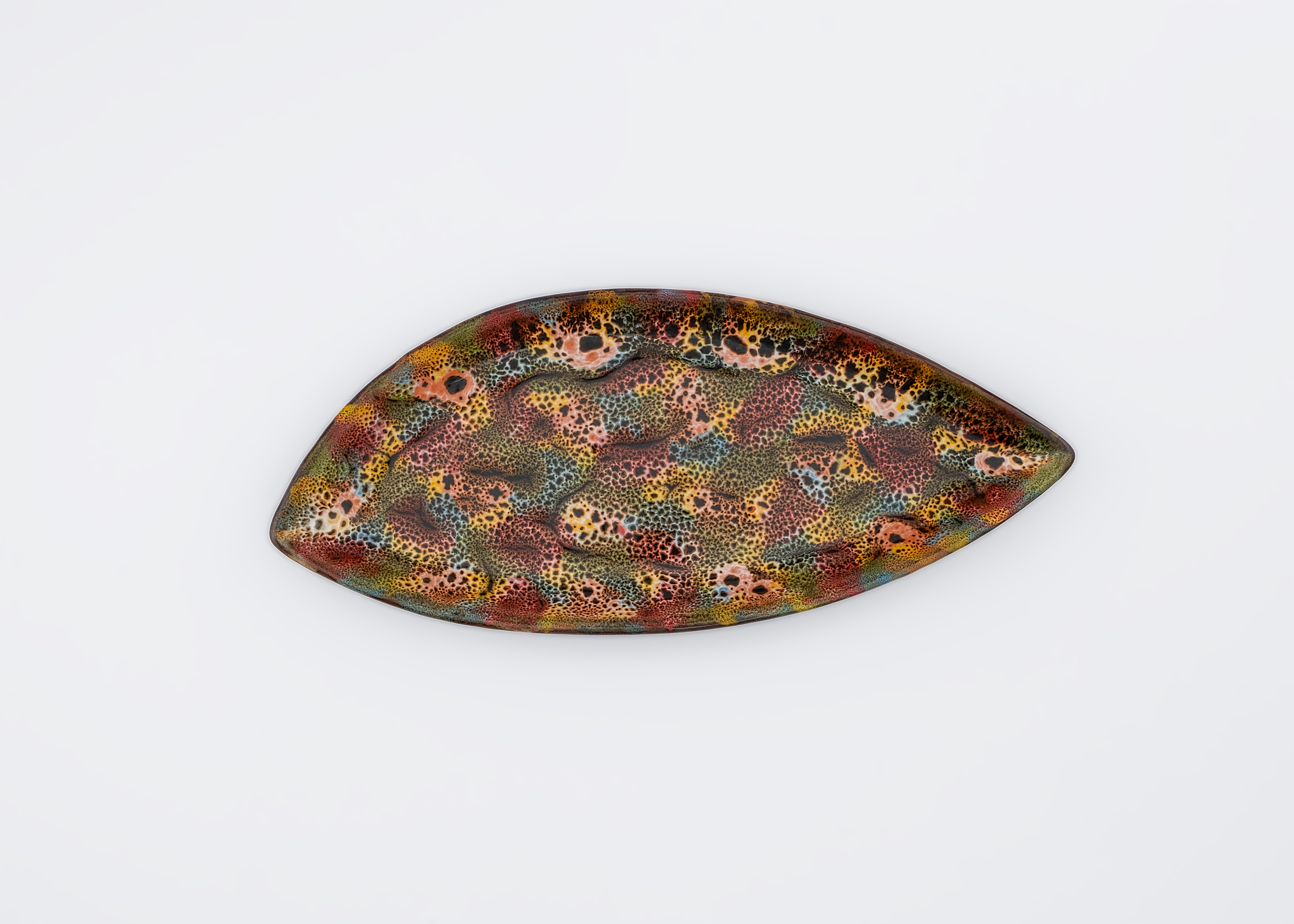Mango Leaf Shaped Plate