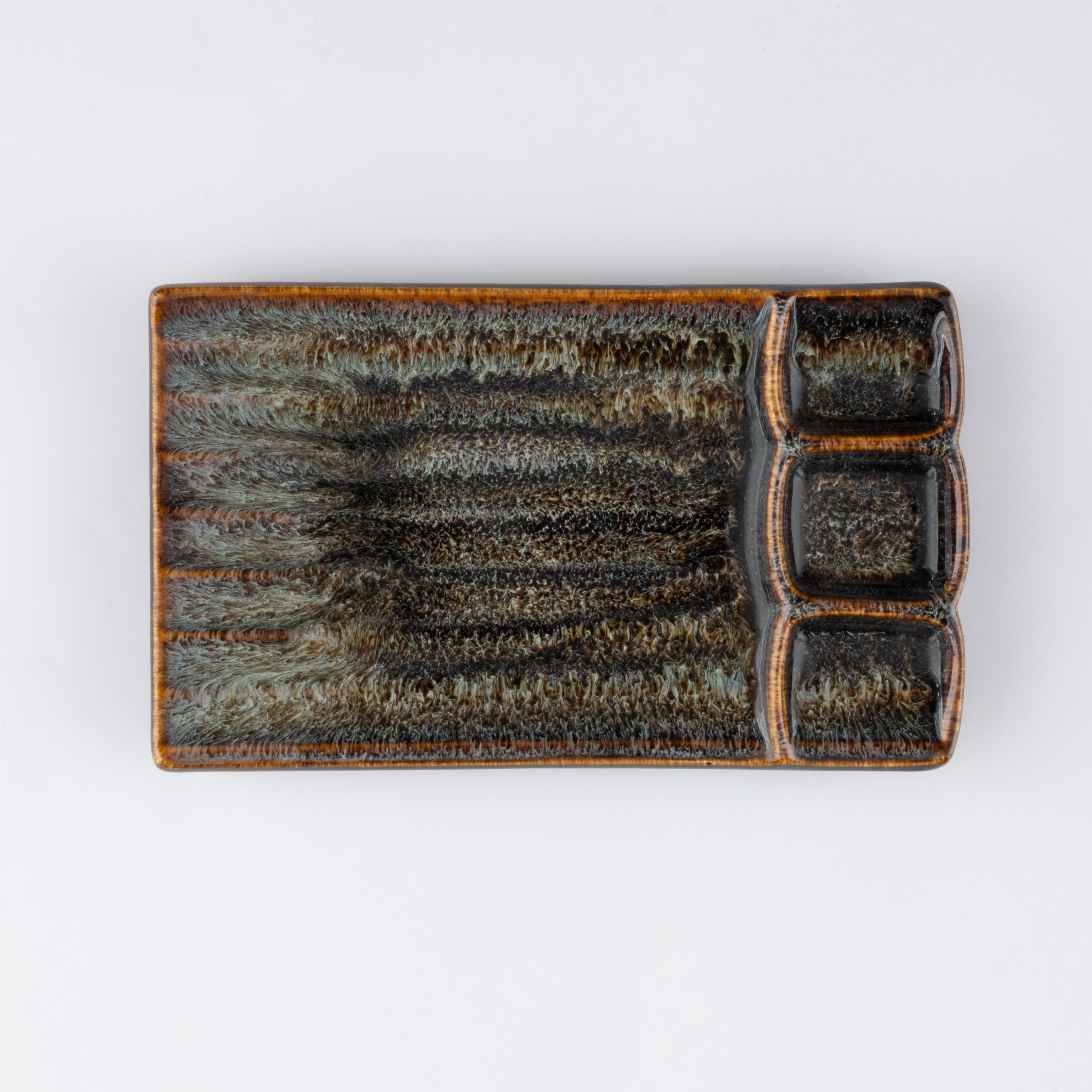 Three-Segment Serving Tray