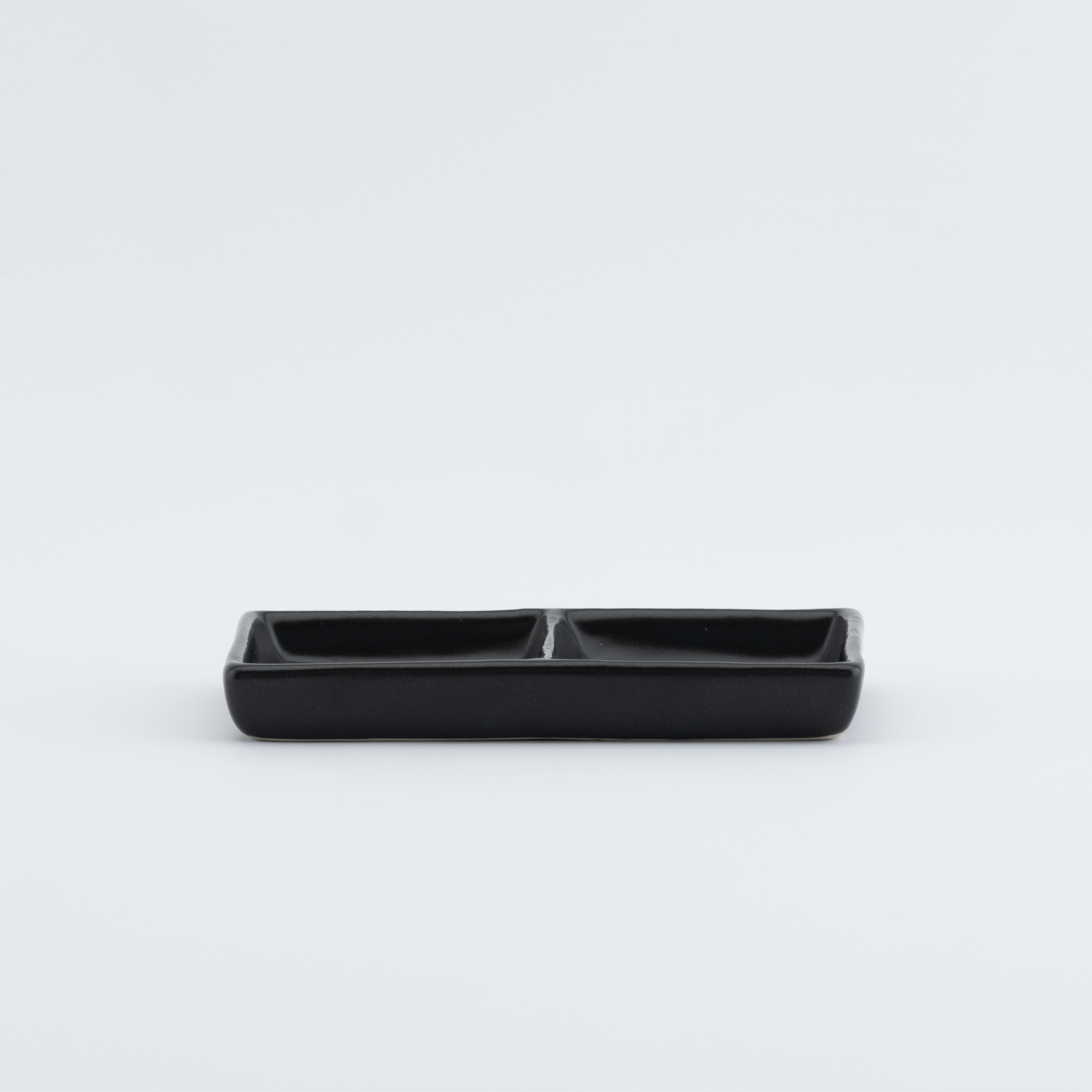 Small Double-Compartment Rectangular Salt Dish
