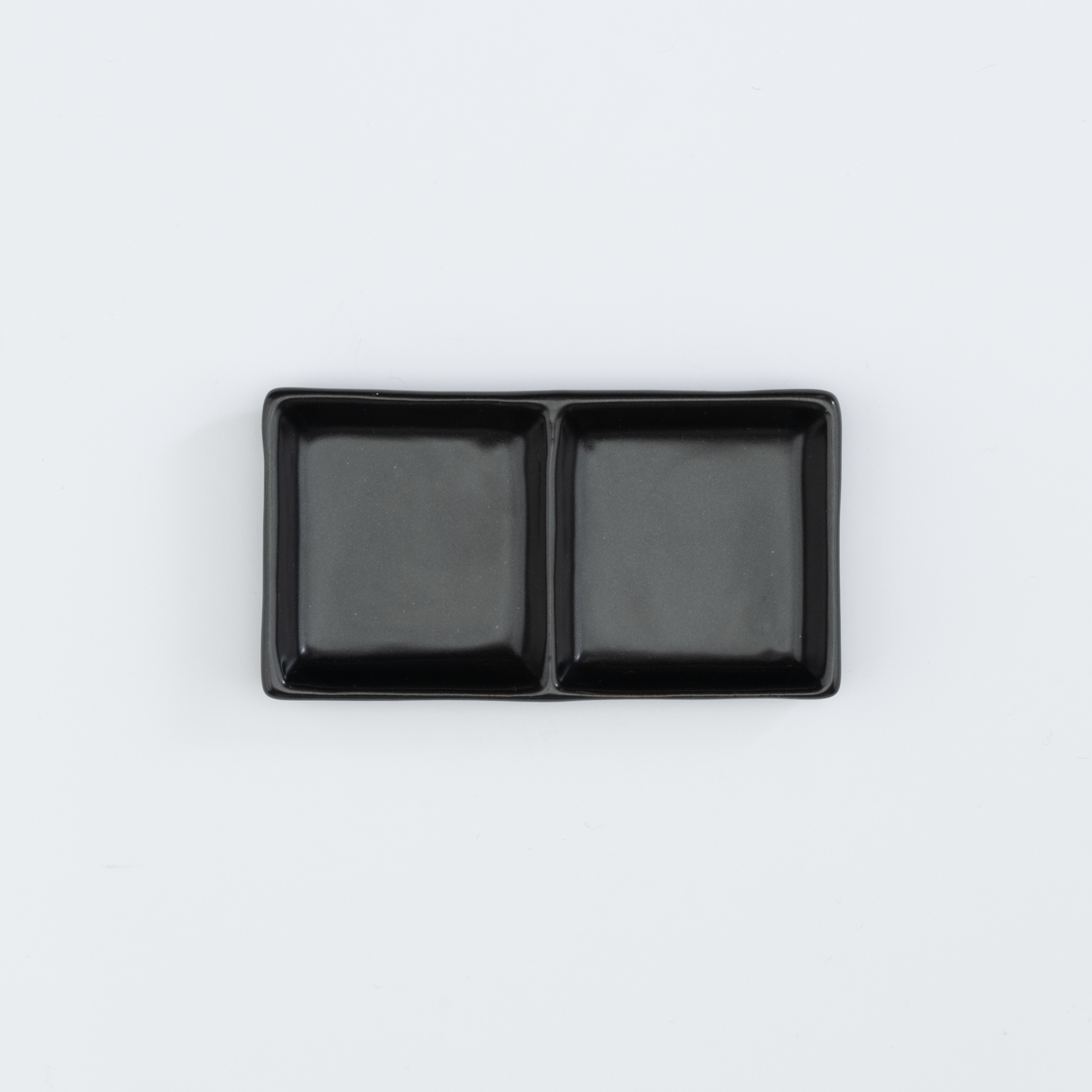 Small Double-Compartment Rectangular Salt Dish