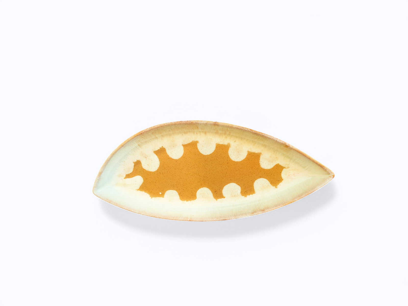 Mango Leaf Shaped Plate