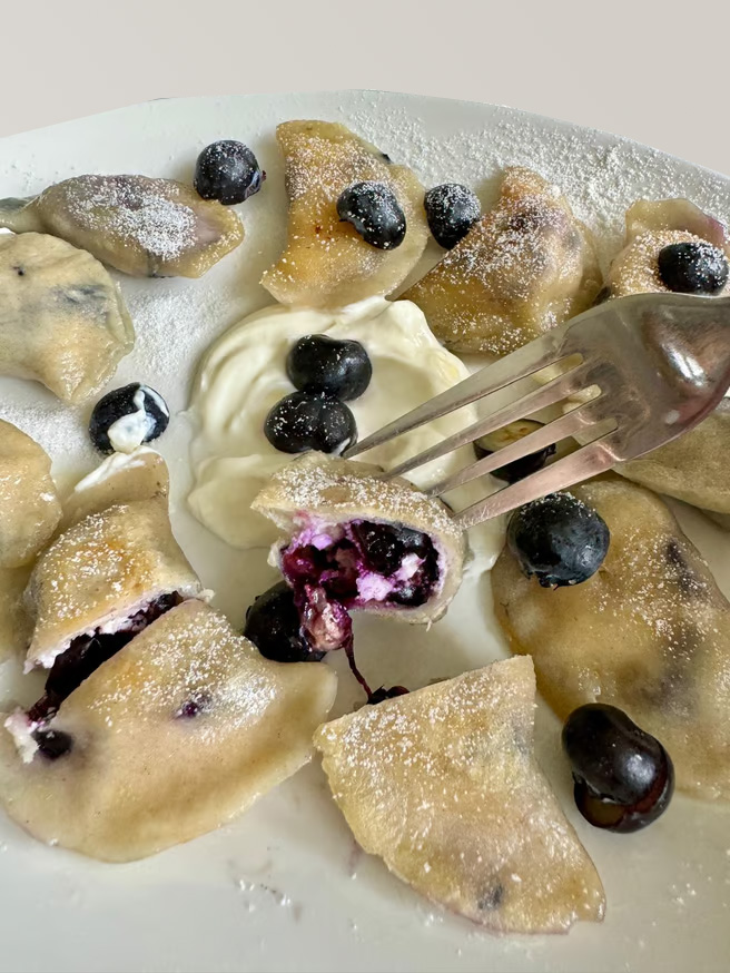 10 x  Dreamy Blueberry Pierogi